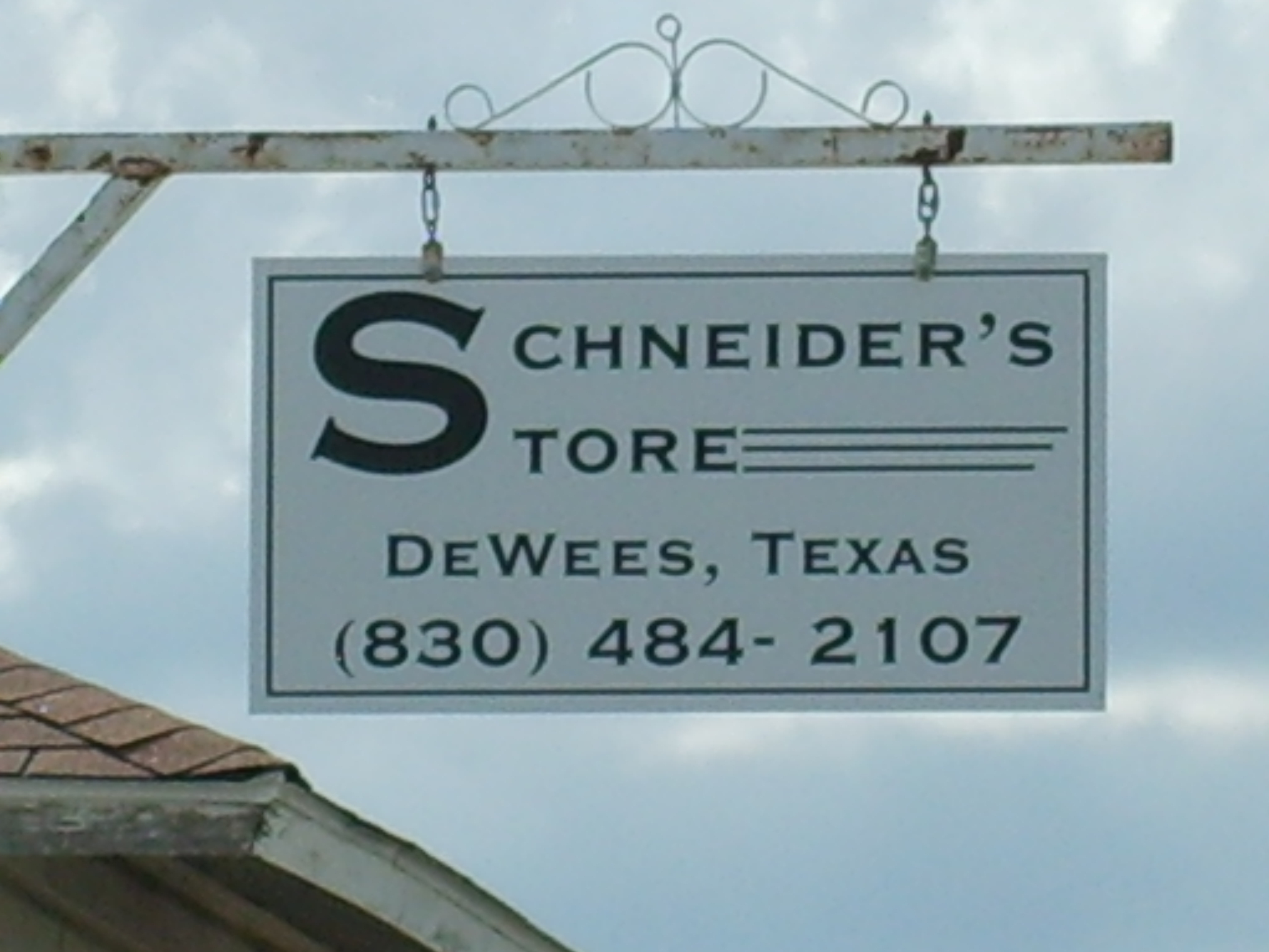 Schneider Store Sign